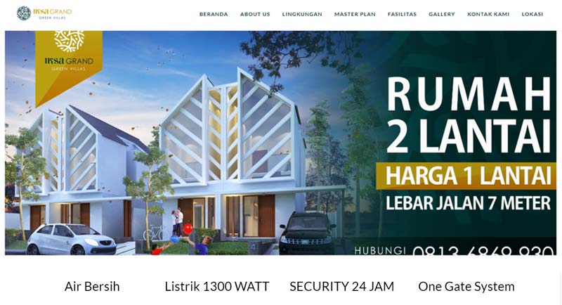 jasa pembuatan web perumahan di Semarang profesional